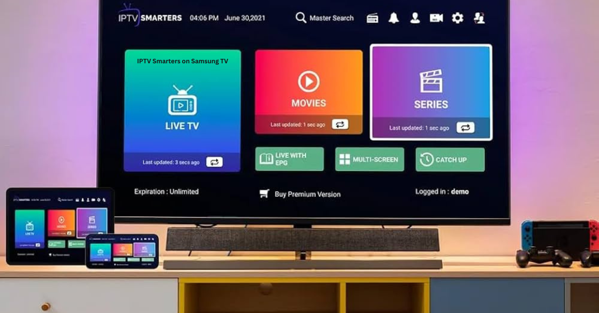 IPTV Smarters on Samsung TV